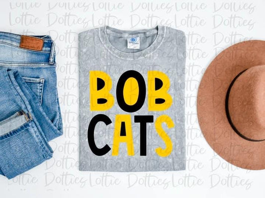 Bobcats block font