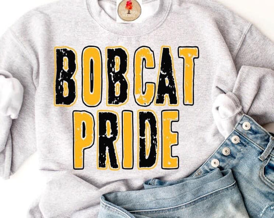 Bobcat Pride distressed