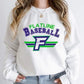 Flatline Baseball — retro style