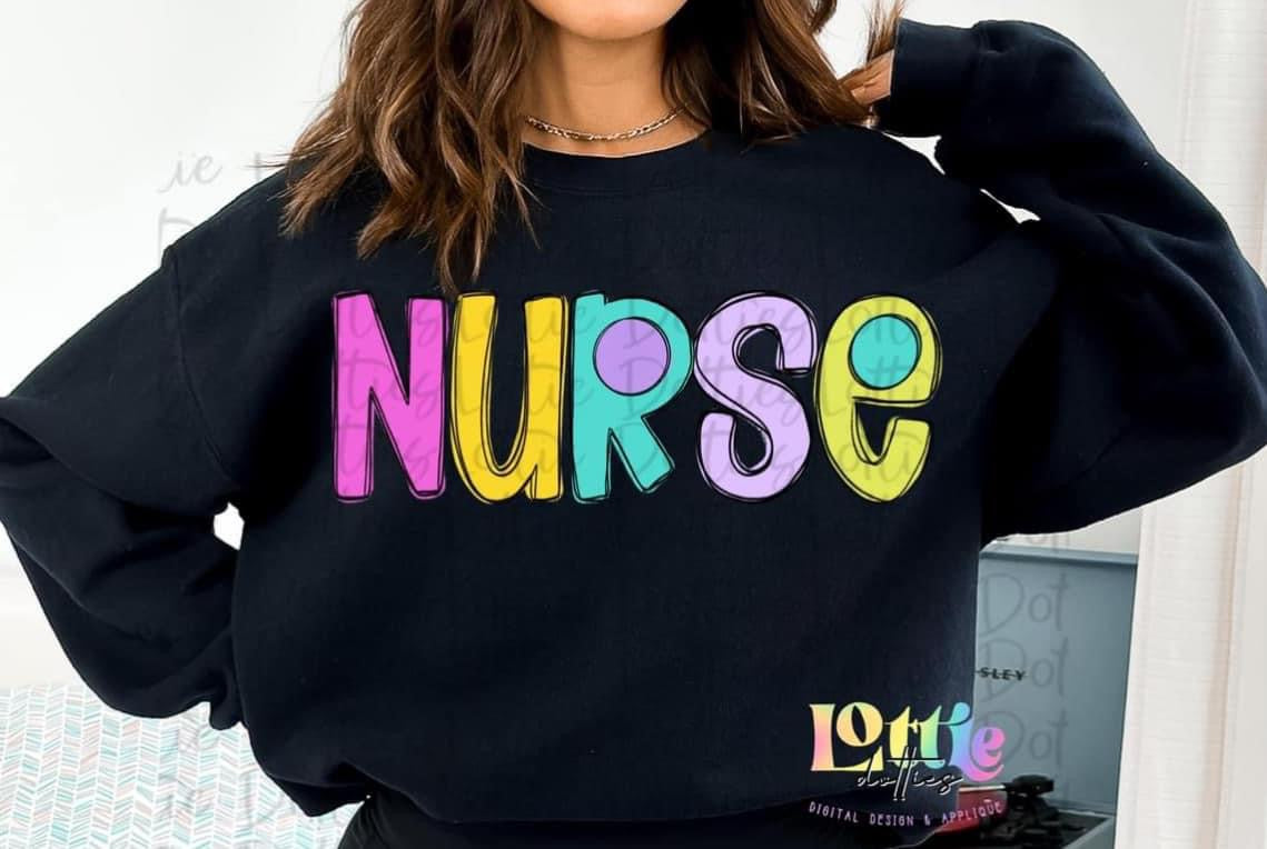 Bright colored Nurse