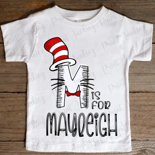 Dr Seuss custom initial