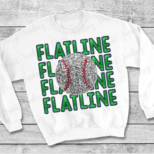 Flatline Faux Glitter