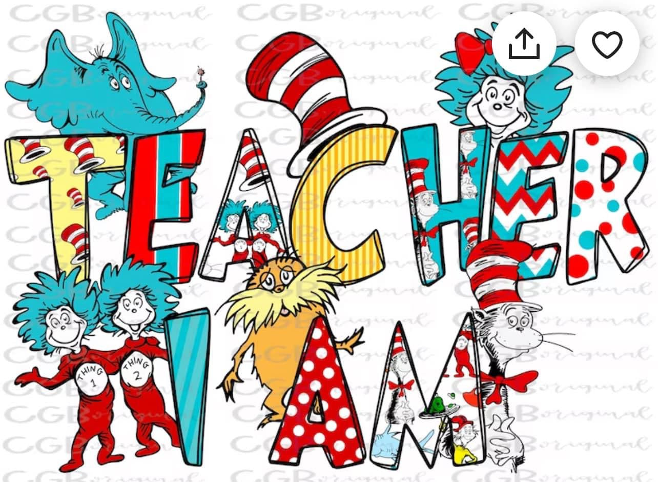 Teacher I am Dr Seuss