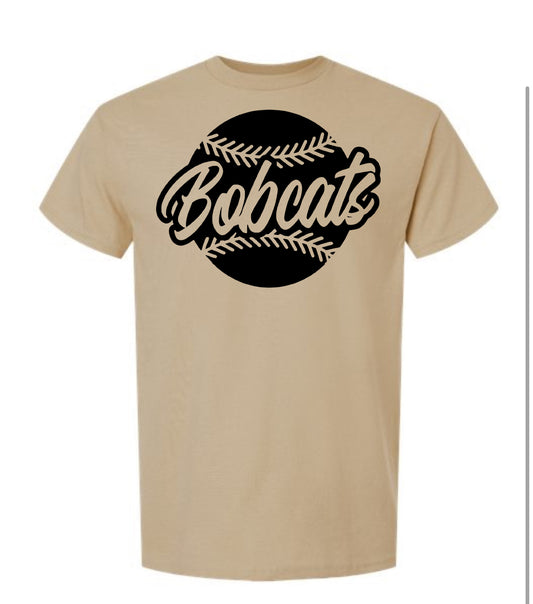 Bobcats baseball on Vegas gold
