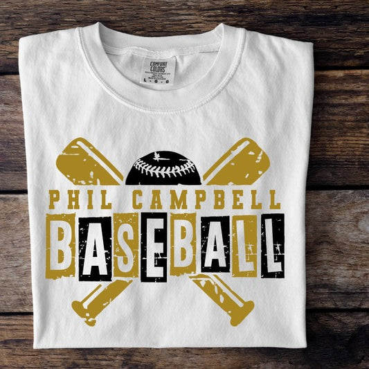 Phil Campbell Baseball— distressed
