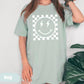 Comfort color checkered smiley