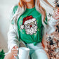 Faux glitter Santa with hat