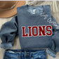 LIONS BLOCK LETTERS
