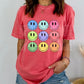 Colored smiley face