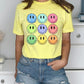Colored smiley face