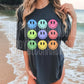 Colored smiley face