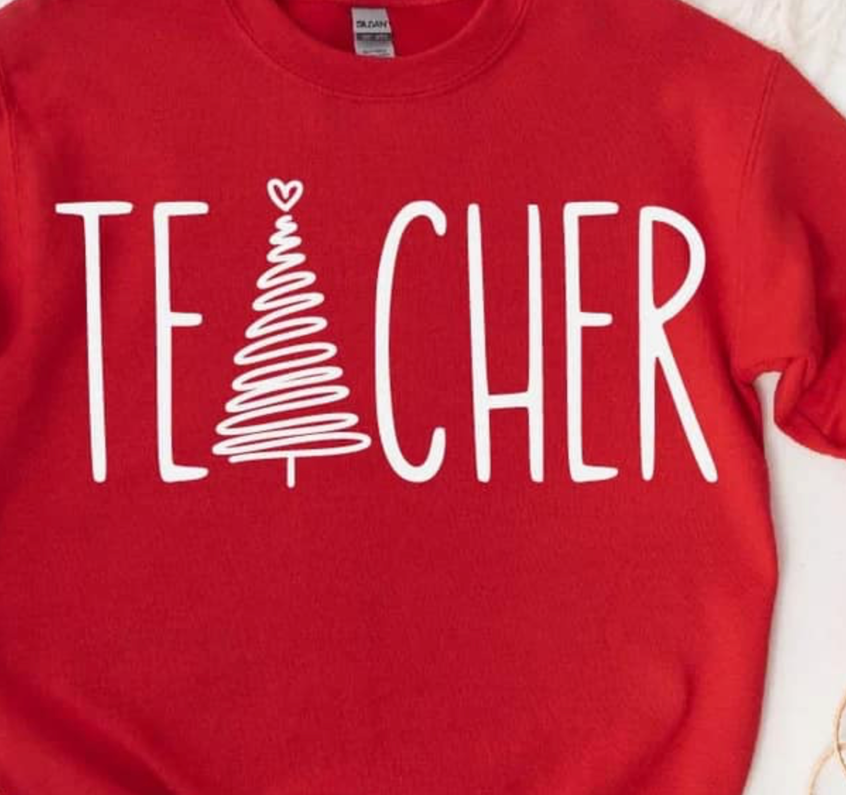 TEACHER Christmas with Tree