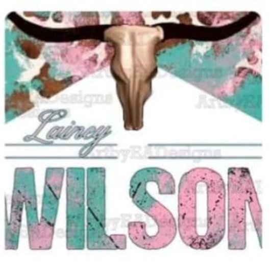 Cow Print Lainey Wilson Cow Skull