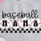 Baseball/softball mama checkered
