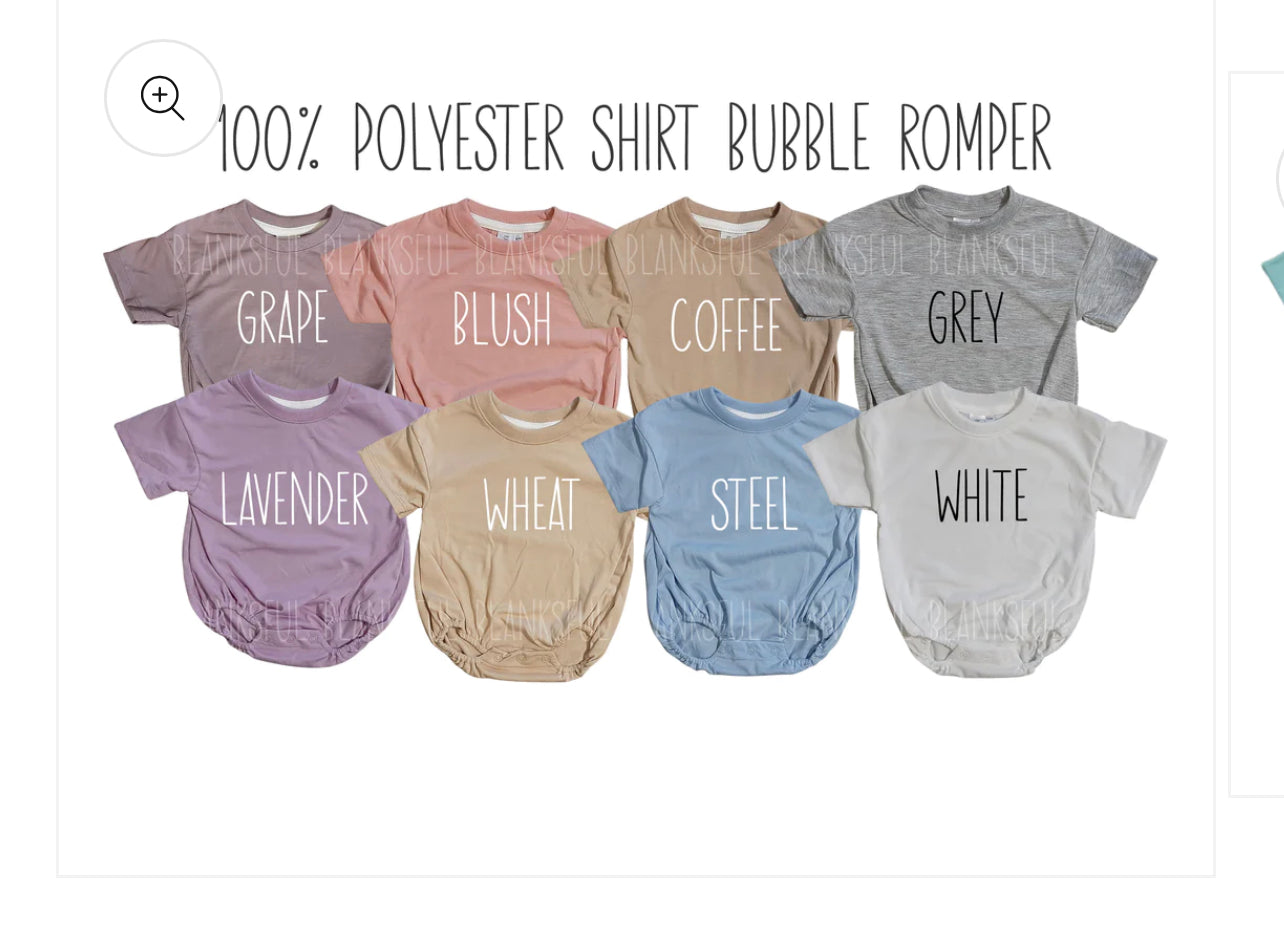 Custom/personalized baby tshirt bubble