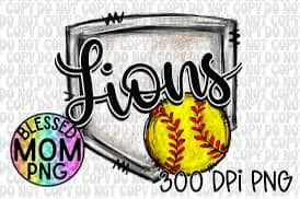 Lions softball home plate