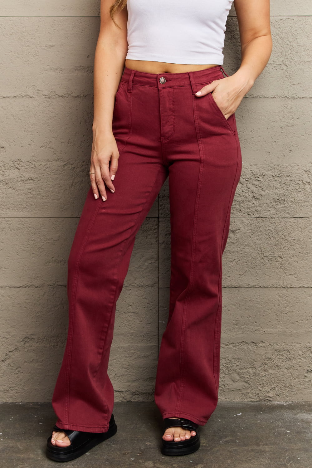 Judy Blue Malia High Waist Straight Jeans