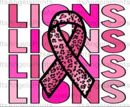 Lions w/ Cheetah Ribbon