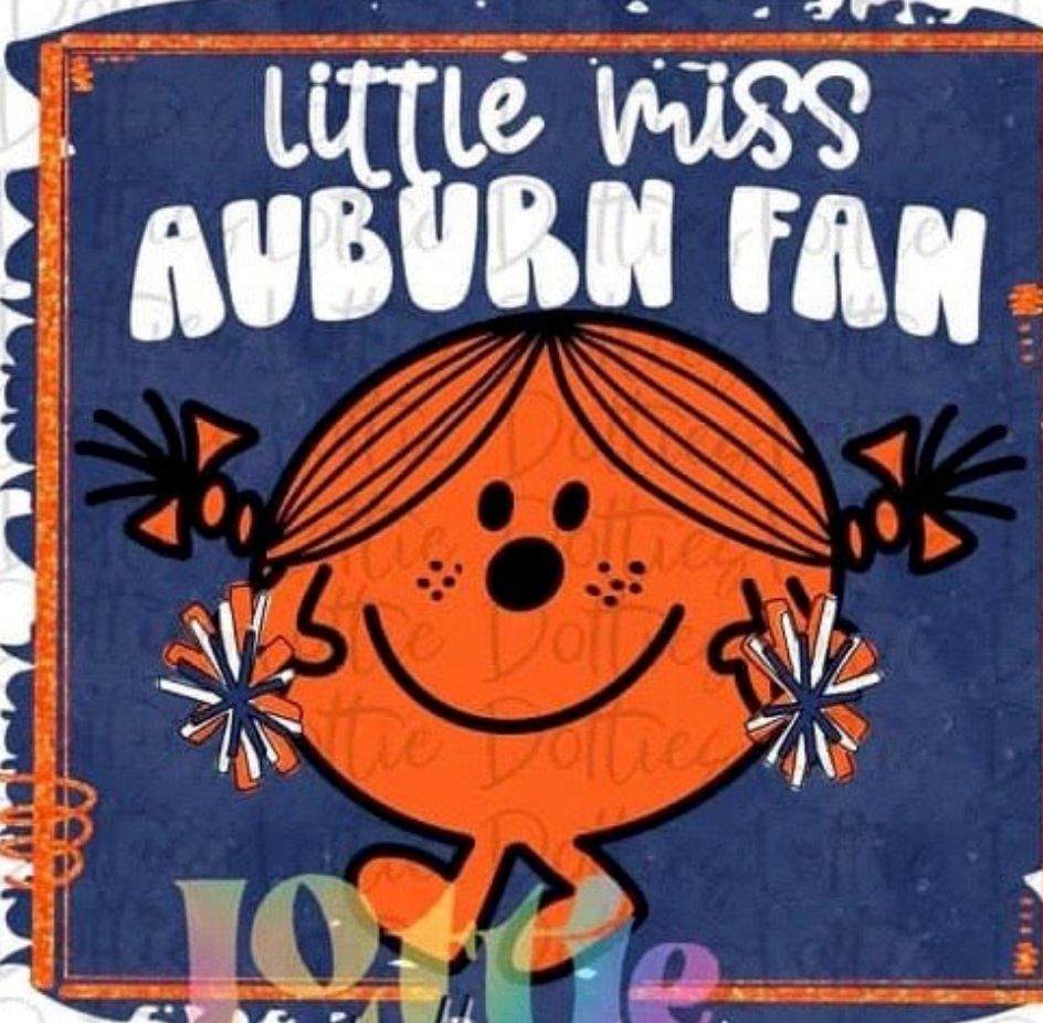 Little Miss Auburn Fan