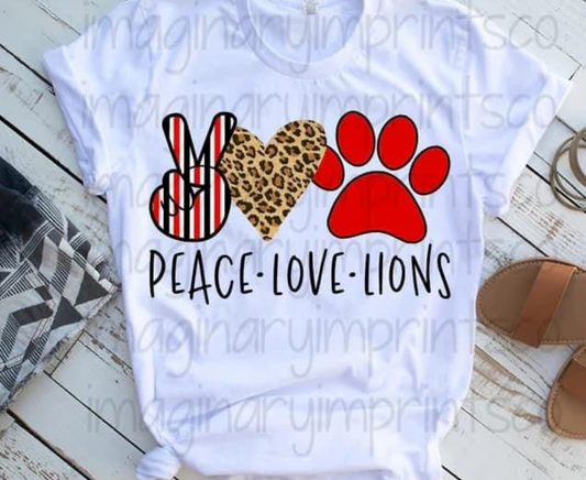 Peace, Love, Lions