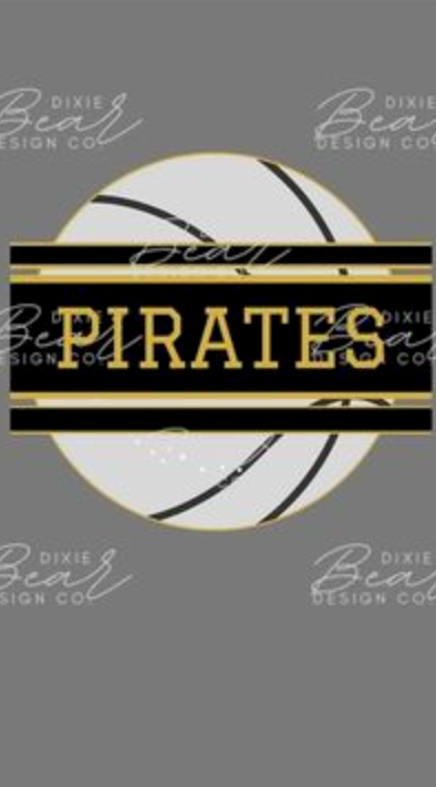 Pirates Basketball Block Font