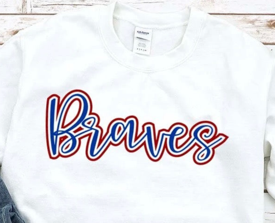 Braves Multi Cursive Font