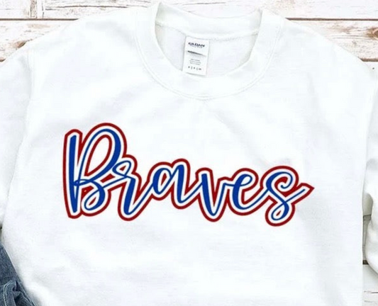 Braves Multi Cursive Font