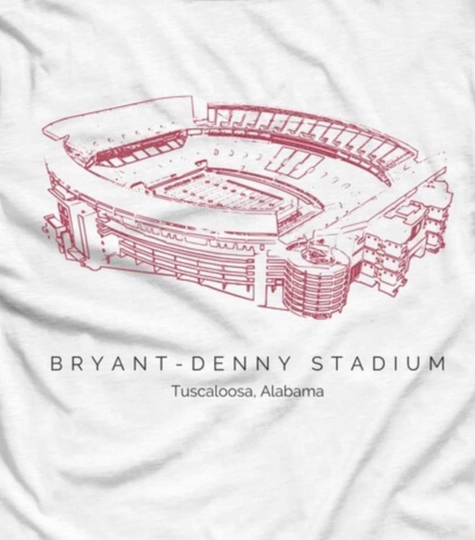 Bryant Denny Stadium Sketch