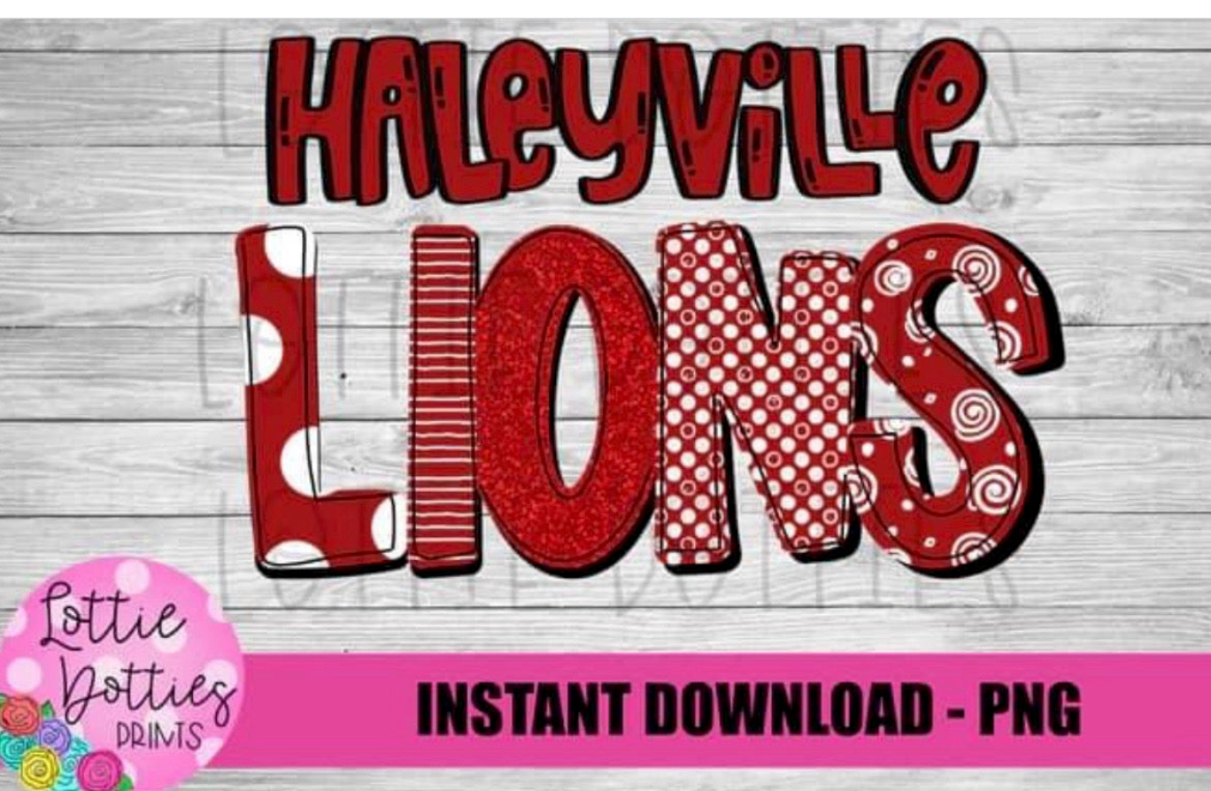 HALEYVILLE LIONS Multi Print