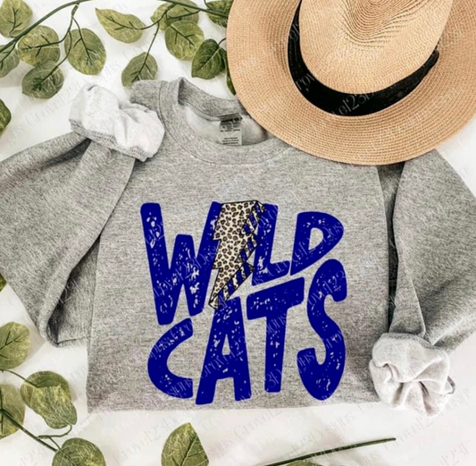 Wildcats Lightning Bolt