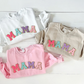 MAMA Chenille Patch Top