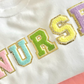 NURSE Chenille Patch Top