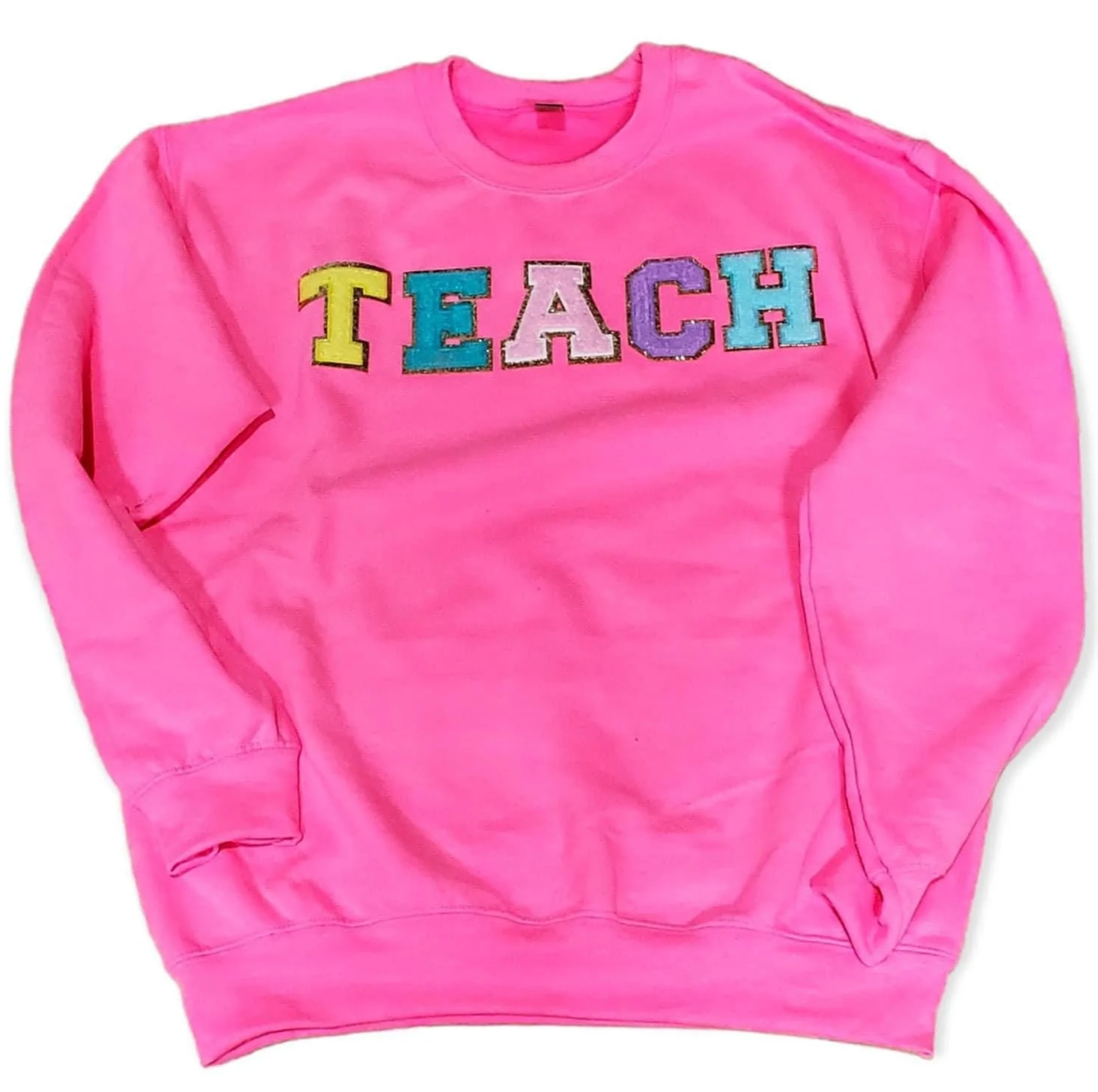 TEACH Chenille Patch Top