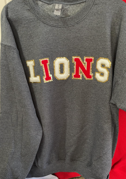 LIONS Chenille Patch Top