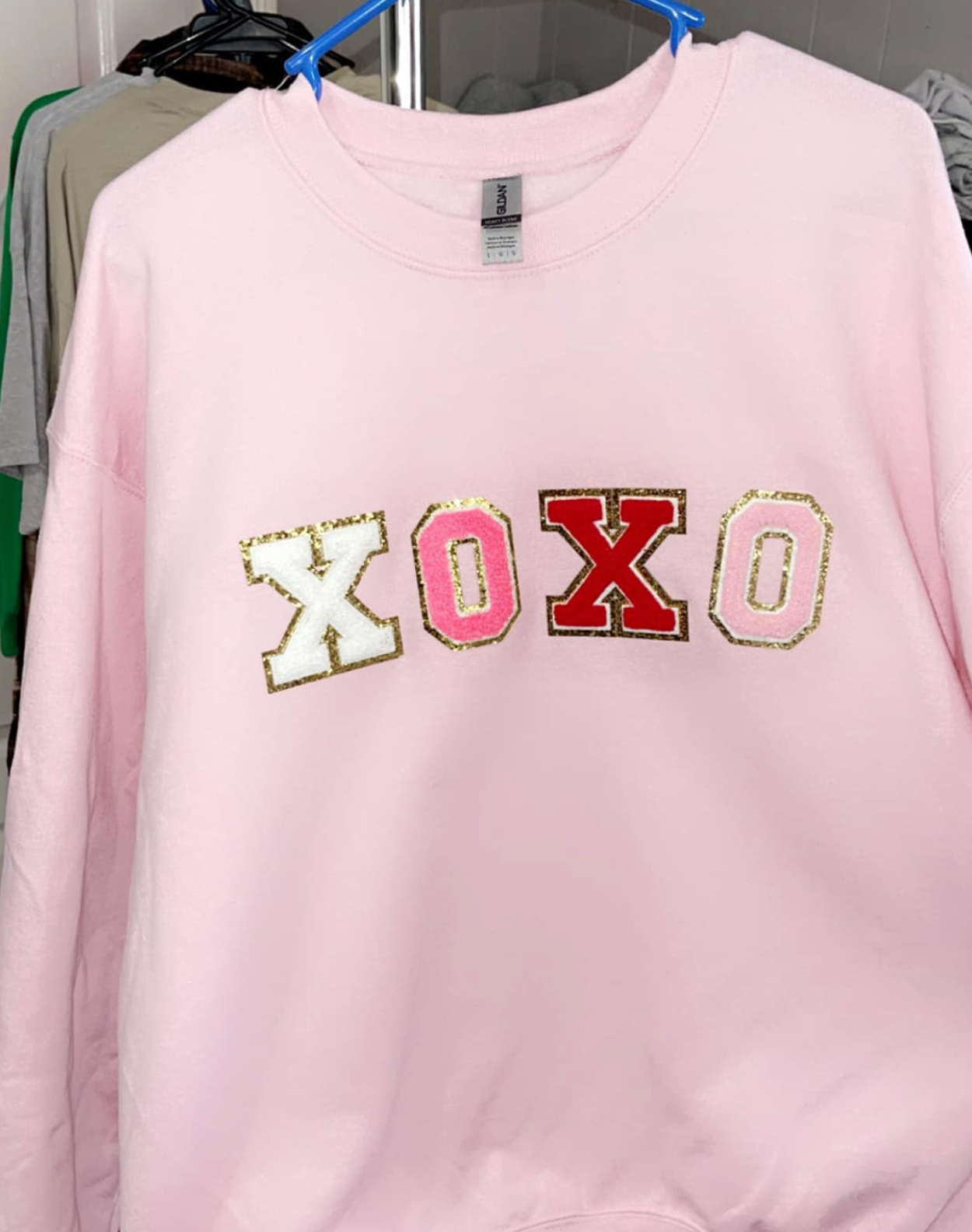 XOXO Chenille Patch Top