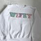 WIFEY Chenille Patch Top