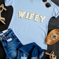 WIFEY Chenille Patch Top