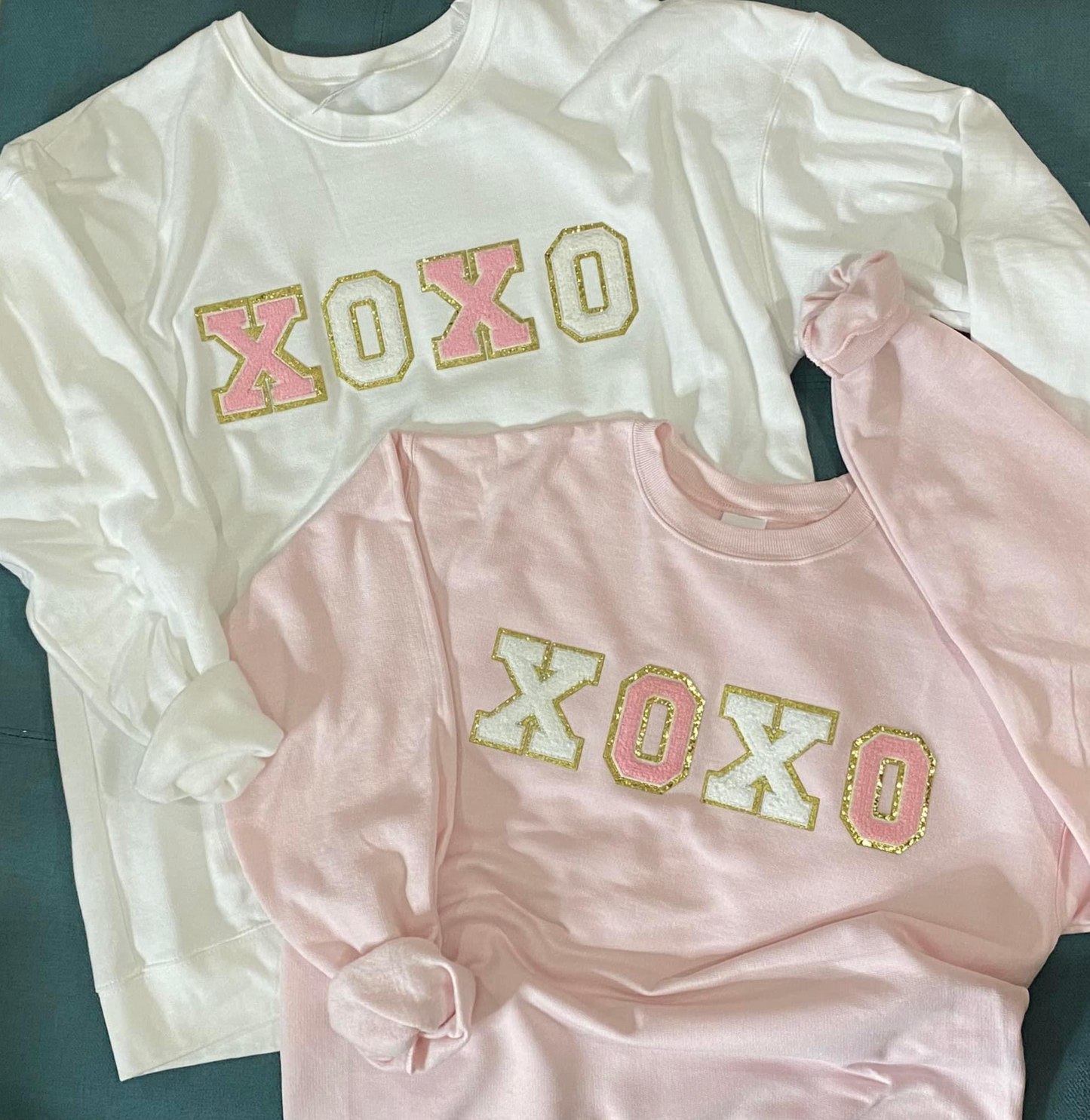 XOXO Chenille Patch Top