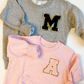 INITIAL Chenille Patch Top