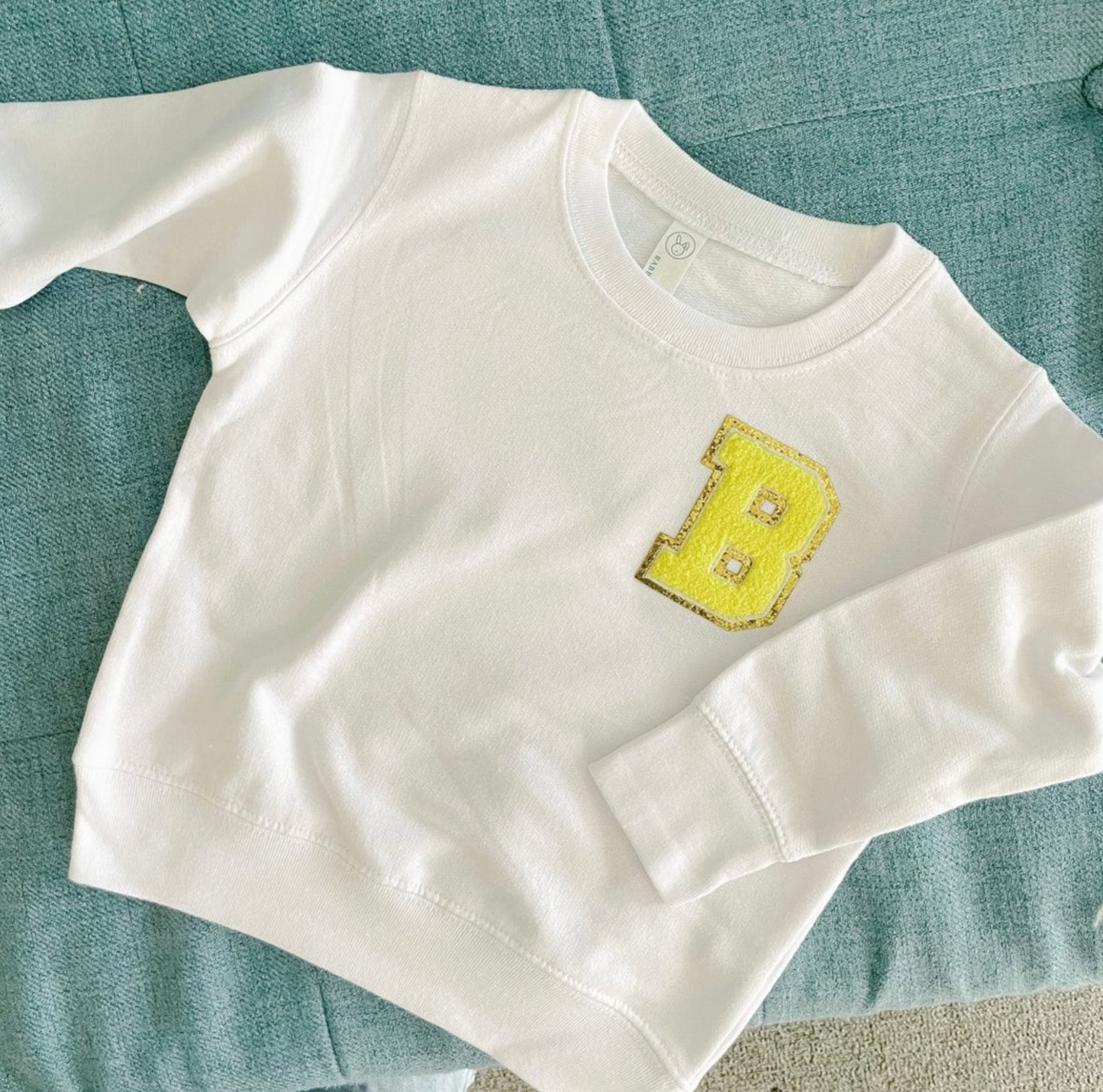 INITIAL Chenille Patch Top