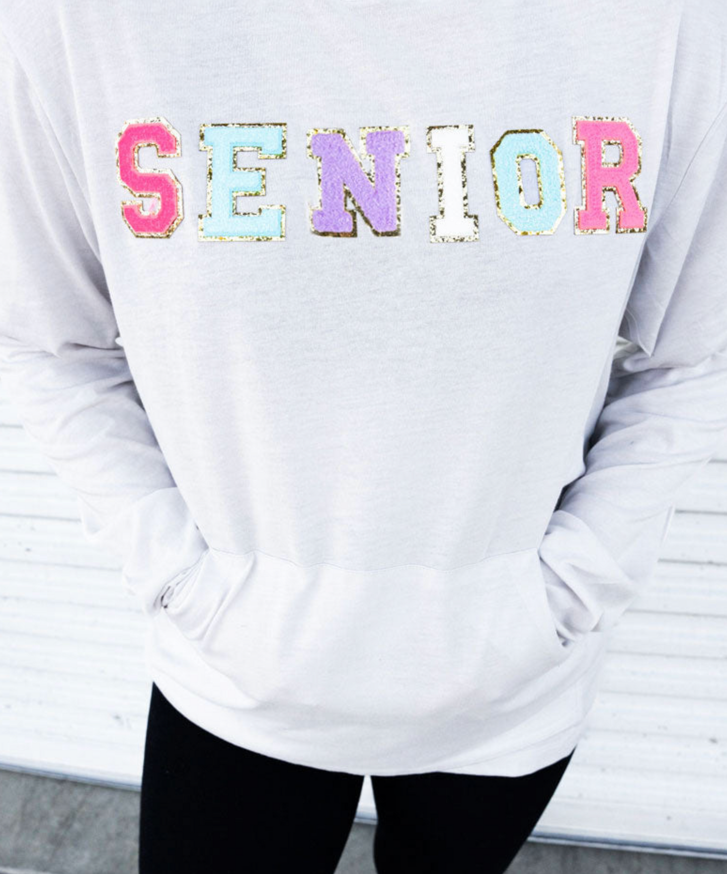 SENIOR Chenille Patch Top