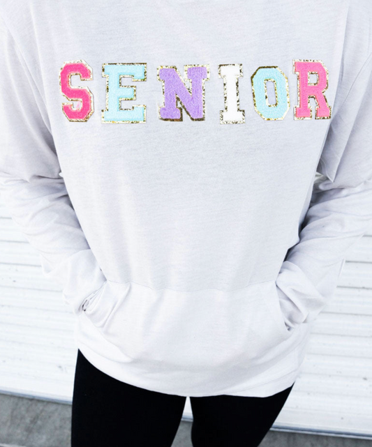 SENIOR Chenille Patch Top
