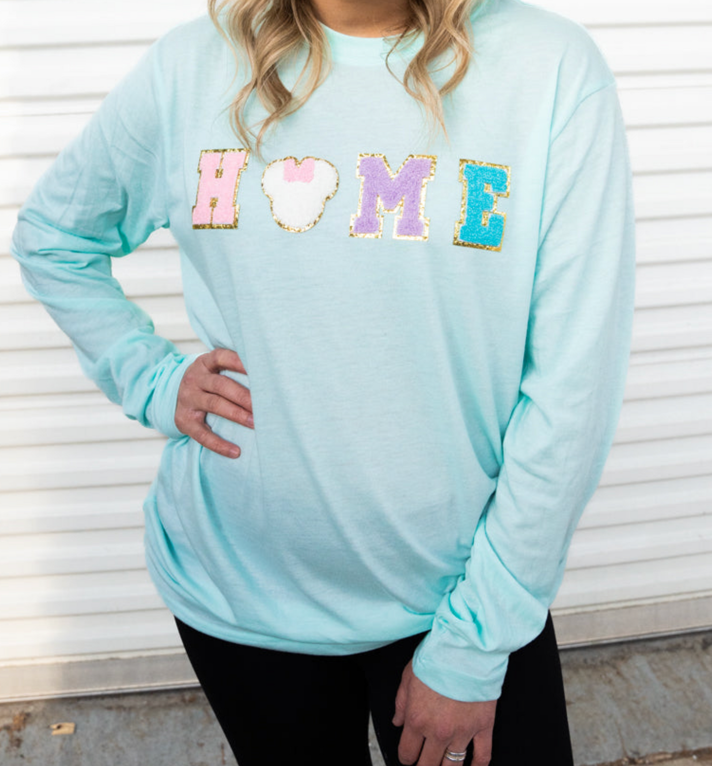 HOME Minnie Chenille Patch Top