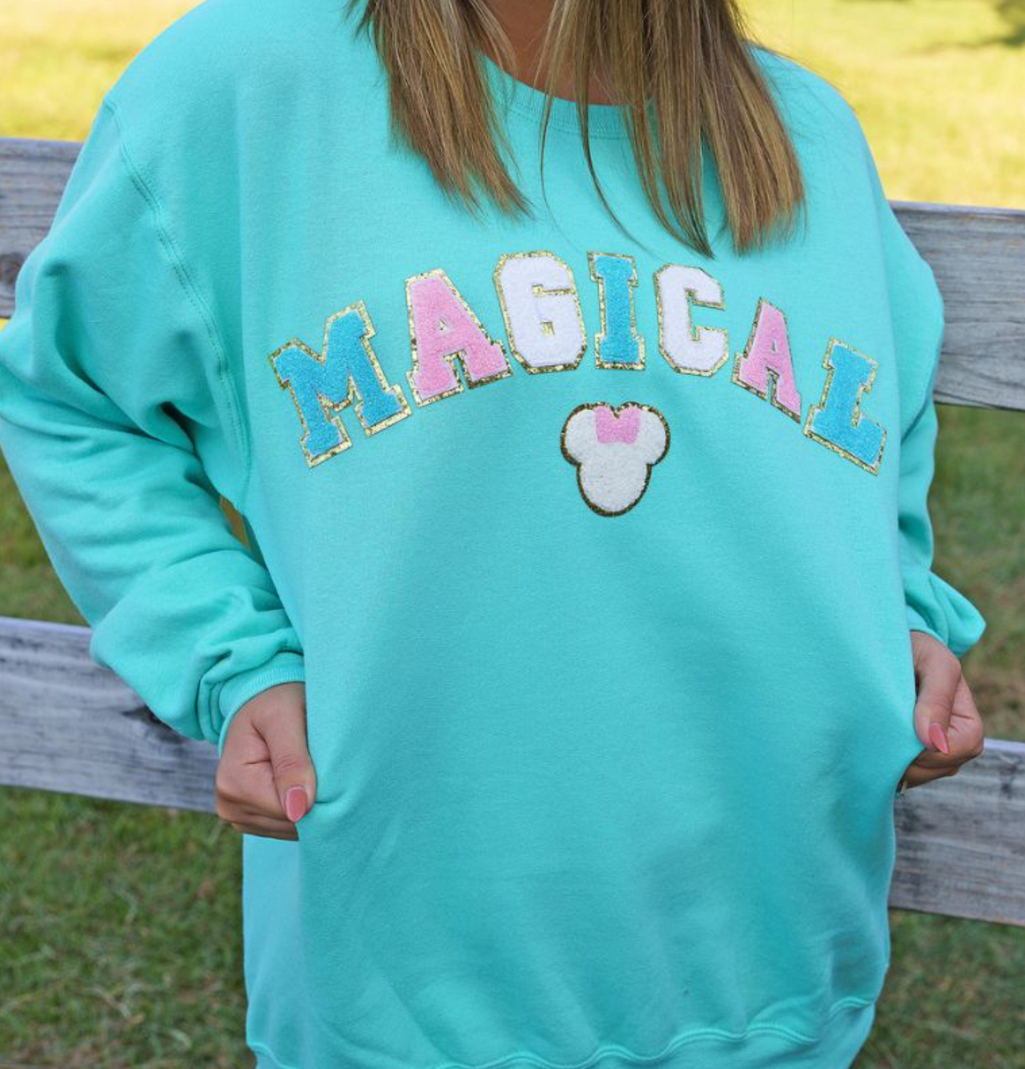 MAGICAL Chenille Patch Top