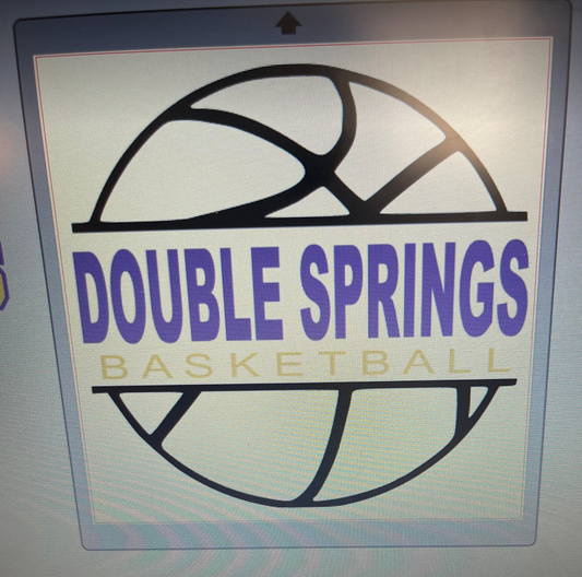 Double Springs Basketball Outline