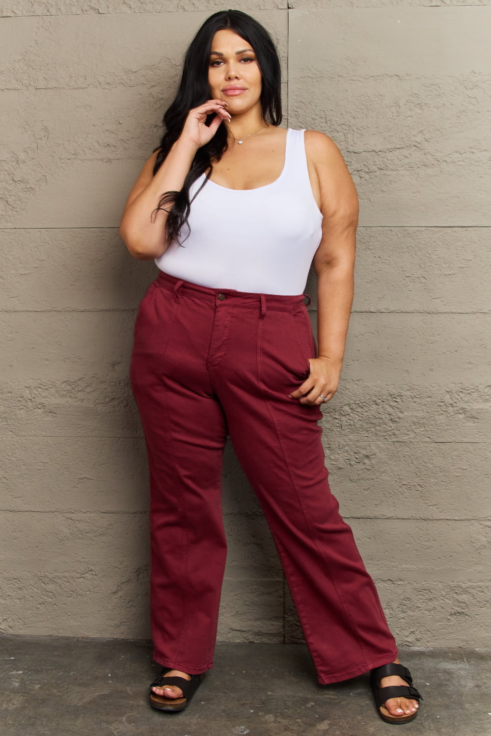 Judy Blue Malia High Waist Straight Jeans
