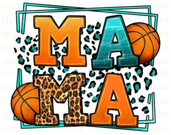 MAMA basketball w/ Names on sleeve