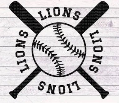 Lions cross bats softball/baseball