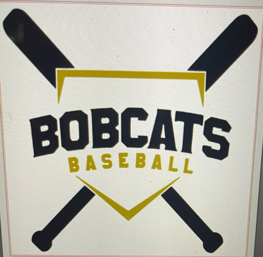 Bobcats baseball bat cross