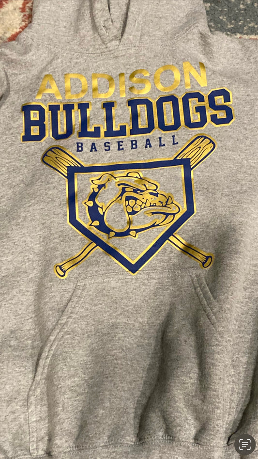 Addison baseball hoodie